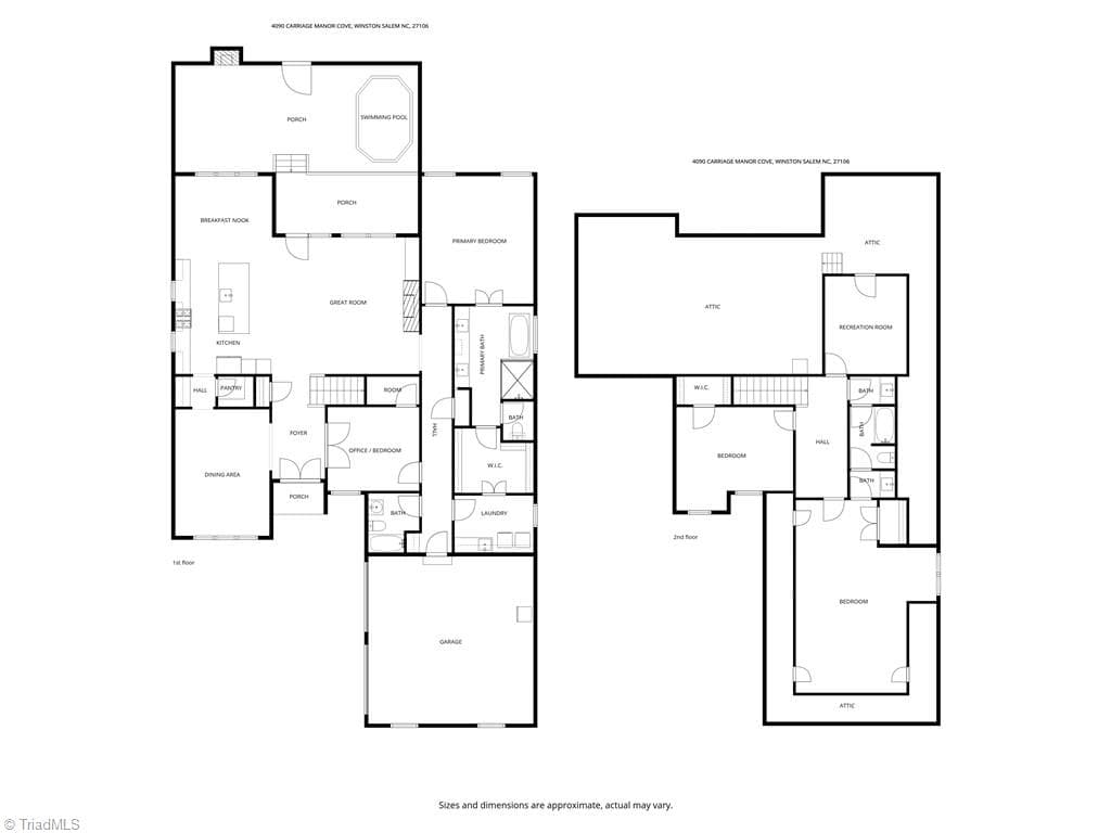 Stick/Site Built at 4090 Carriage Manor Cove, Winston-Salem NC 27106, Winston-Salem, photo 50 of 50