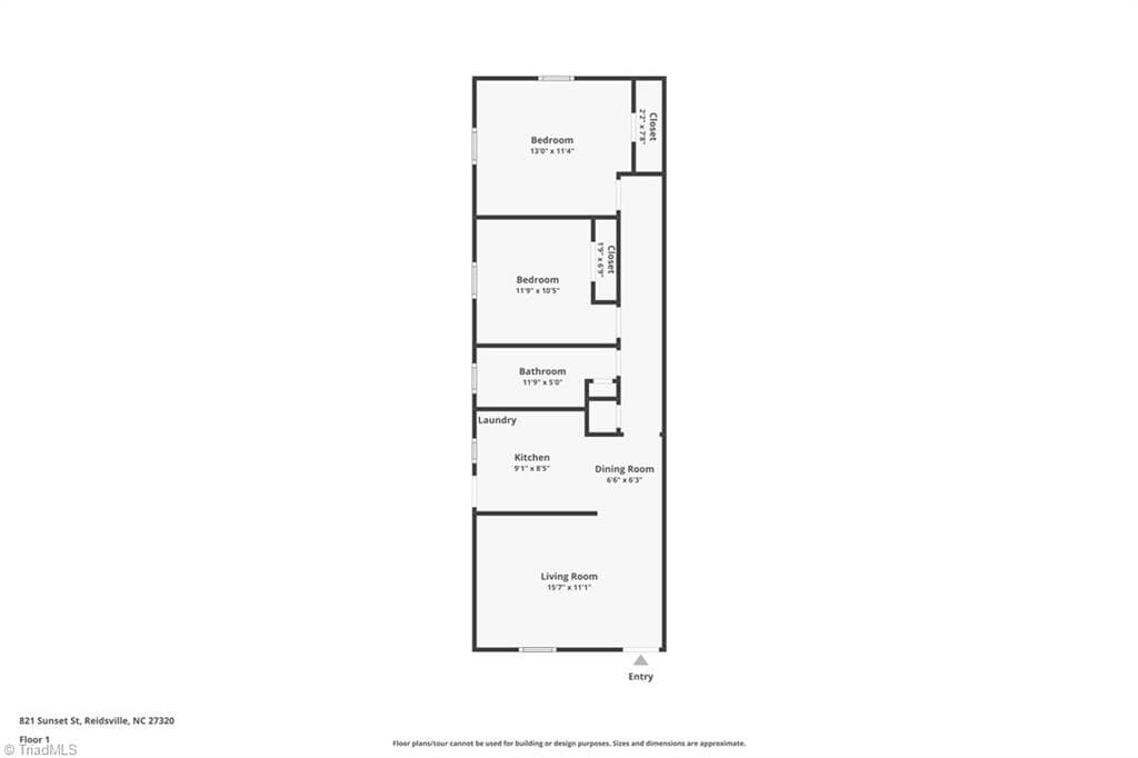 Duplex at 821 Sunset Street, Reidsville NC 27320, Reidsville, photo 23 of 23