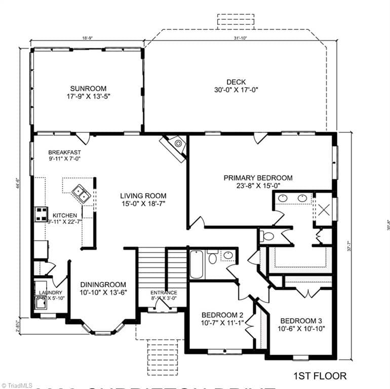 Stick/Site Built at 6689 Currieton Drive, Oak Ridge NC 27310, photo 45 of 45