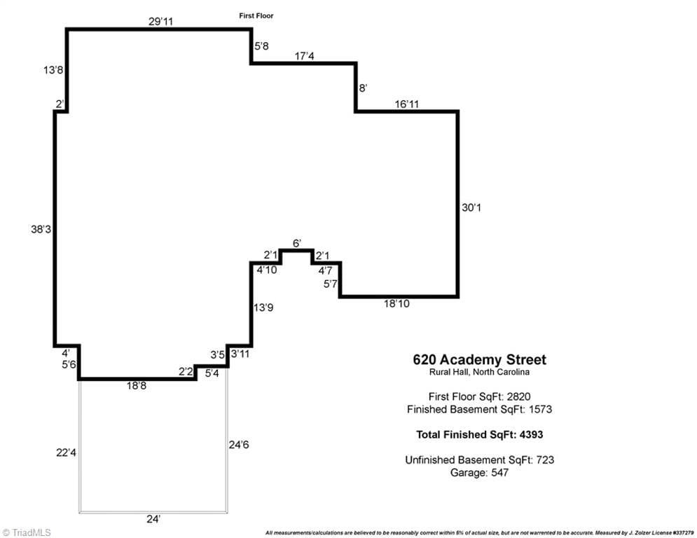 Stick/Site Built at 620 Academy Street, Rural Hall NC 27045, photo 45 of 46