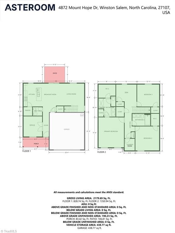 Stick/Site Built at 4872 Mount Hope Drive, Winston-Salem NC 27107, photo 20 of 22