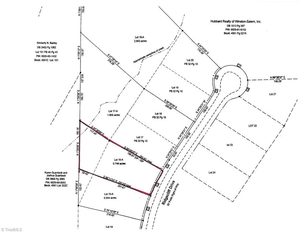 0 Ridgecliff Drive, Rural Hall NC 27045