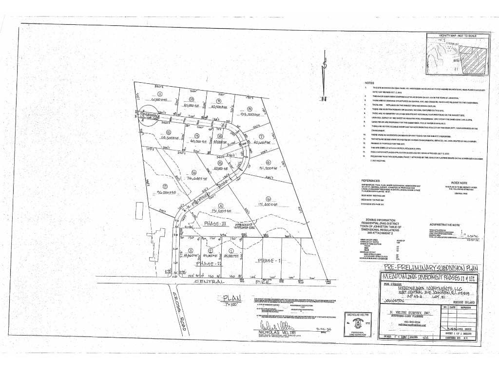 Unimproved Land at 0 Central Ave.   Lot 3, Johnston, photo 2 of 2
