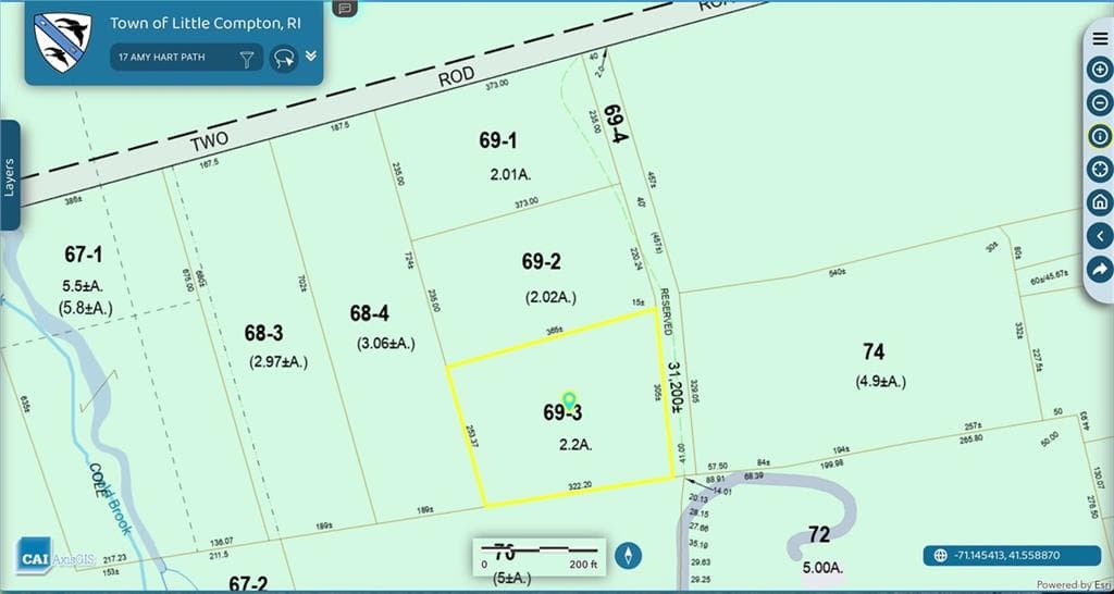 Unimproved Land at 17 Amy Hart Path, Little Compton, photo 2 of 5