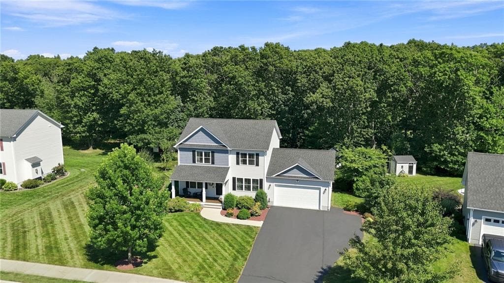 Single Family Residence at 114 Teakwood Drive W, Coventry, photo 42 of 50