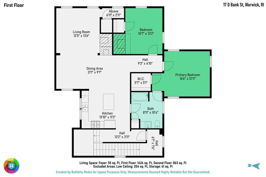 Condominium at 17 Bank Street UNIT D, Warwick, photo 44 of 44