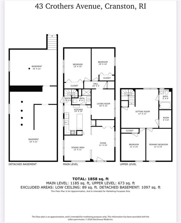 Single Family Residence at 43 Crothers Avenue, Cranston, photo 32 of 32