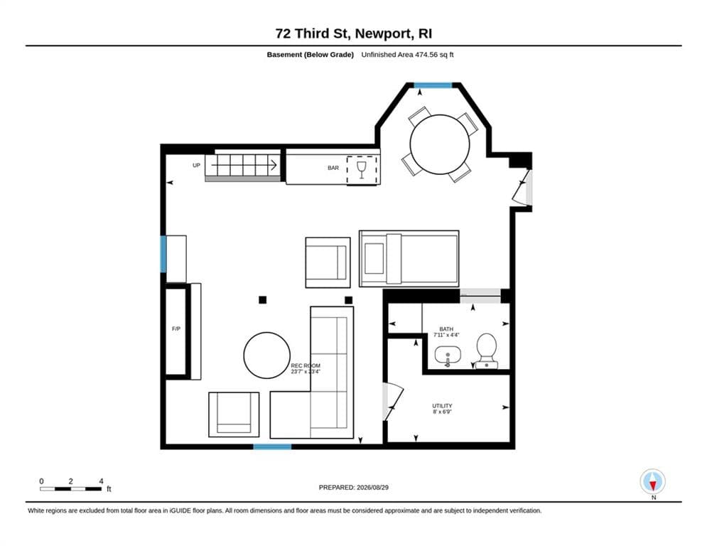 Single Family Residence at 72 Third Street, Newport, photo 45 of 45
