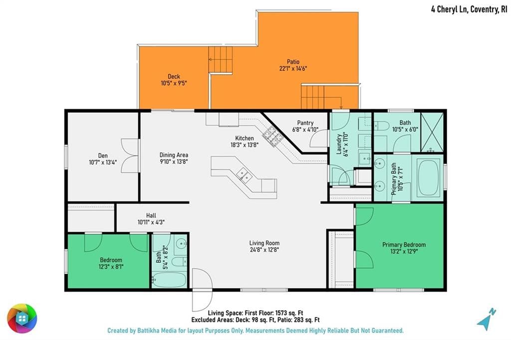 Single Family Residence at 4 Cheryl Lane, Coventry, photo 2 of 32