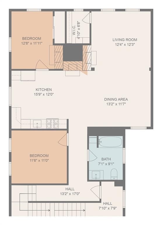 Condominium at 17 B Bank Street UNIT B, Warwick, photo 45 of 46