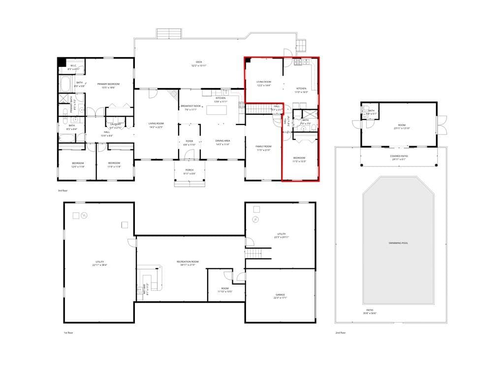 Single Family Residence at 87 Mann School Road, Smithfield, photo 50 of 50