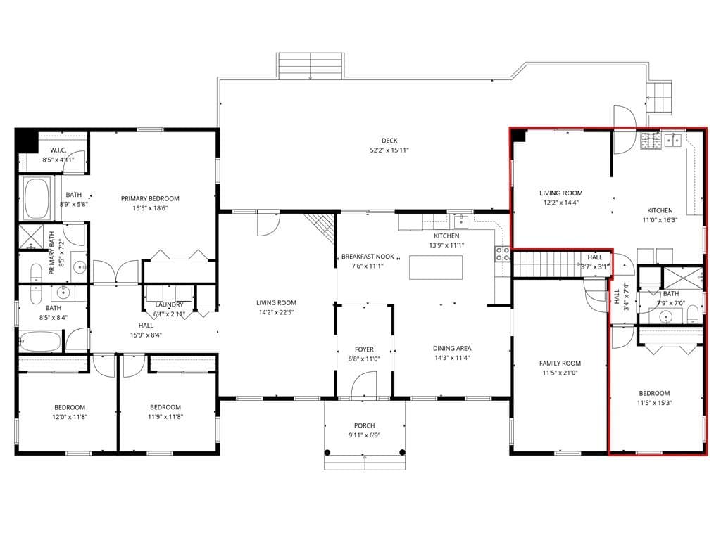 Single Family Residence at 87 Mann School Road, Smithfield, photo 48 of 50