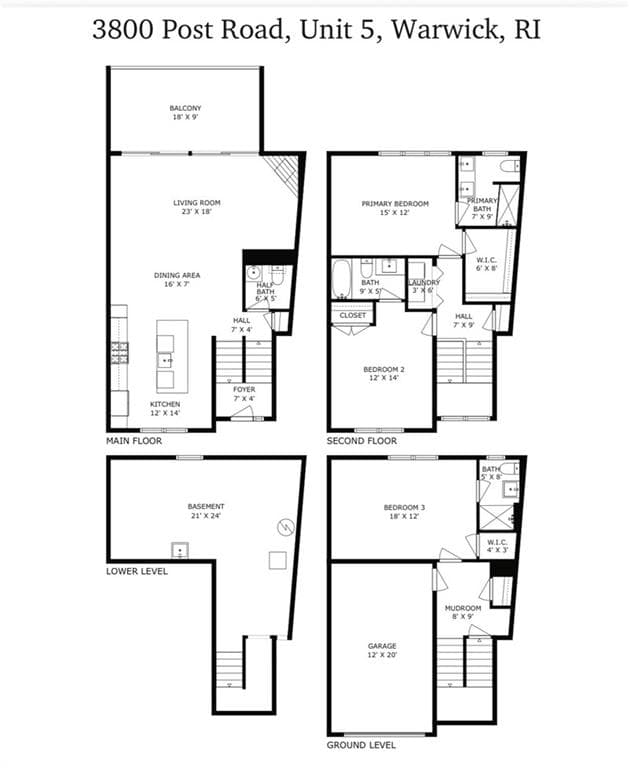Condominium at 3800 Post Road UNIT 5, Warwick, photo 24 of 27