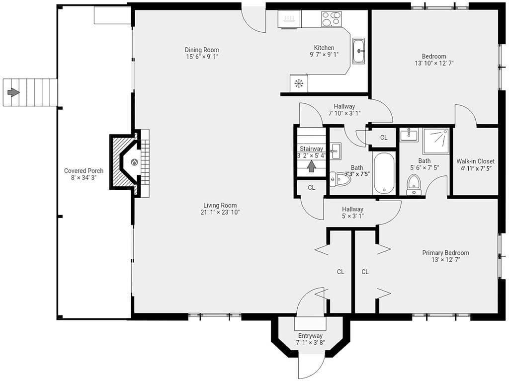 Single Family Residence at 8 Fountain Spring Lane, Johnston, photo 25 of 27