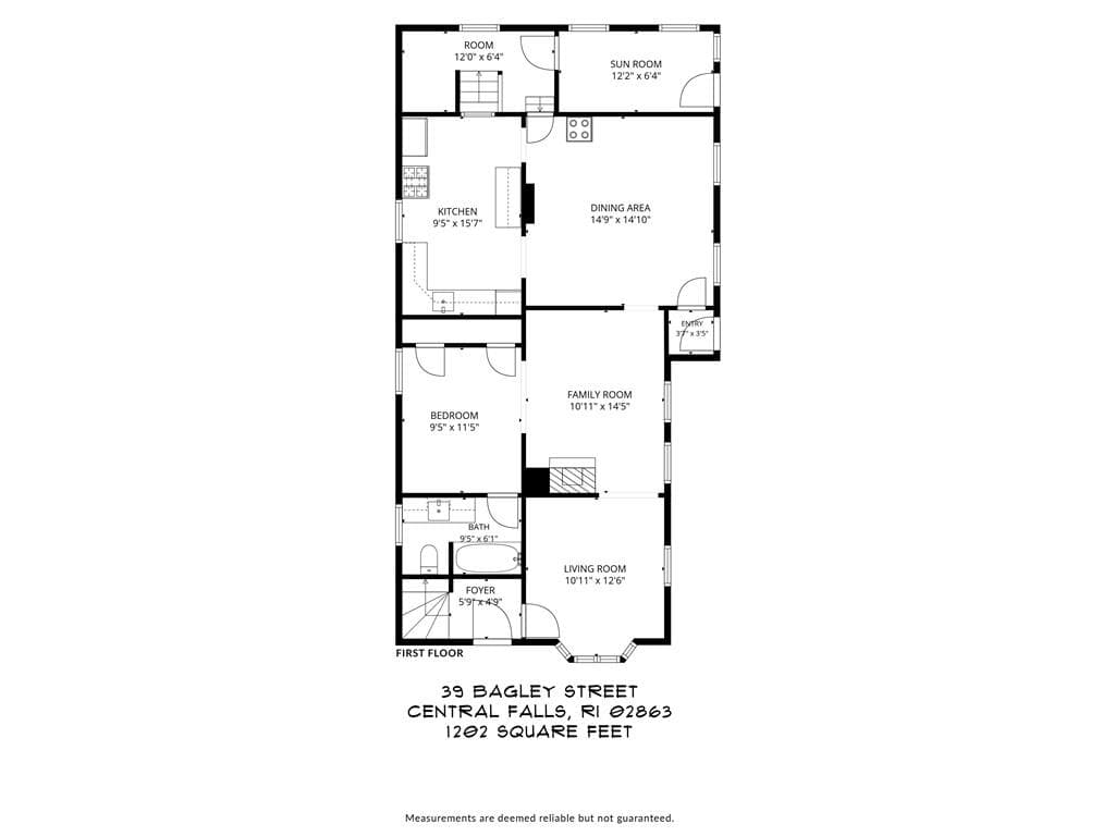Single Family Residence at 39 Bagley Street, Central Falls, photo 13 of 16