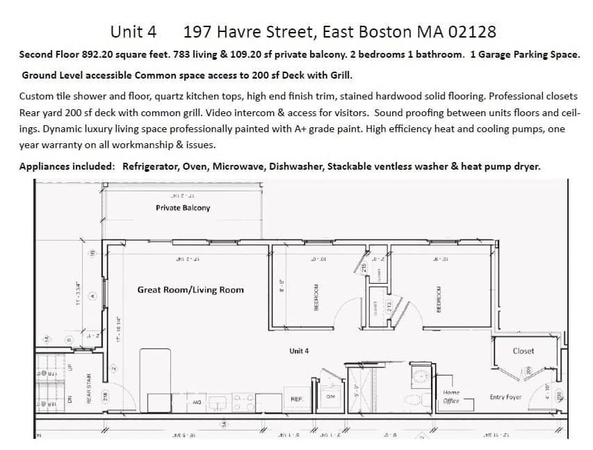 Condominium at 197 Havre St # 2, Boston MA 02128, photo 11 of 12