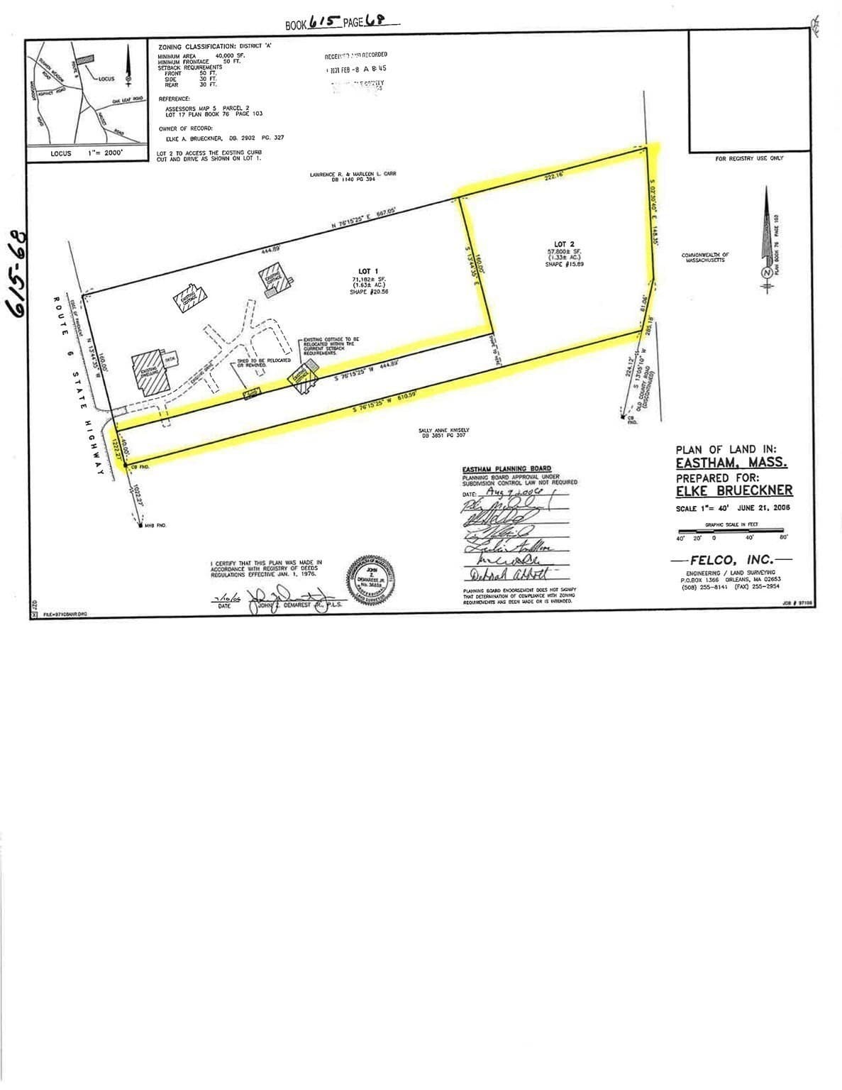 Land at 5470 State Highway, Eastham MA 02642, photo 3 of 4