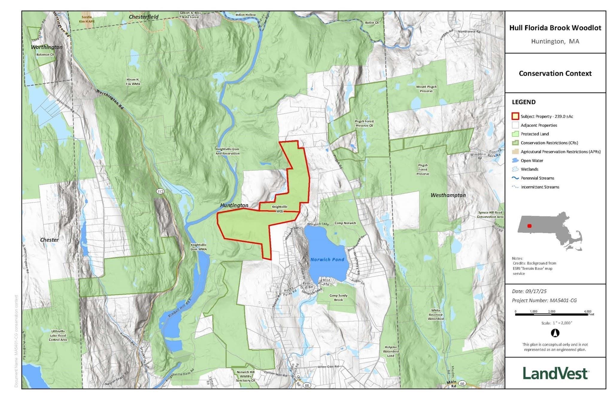 0 Lakeville Dam Road, Huntington MA 01050