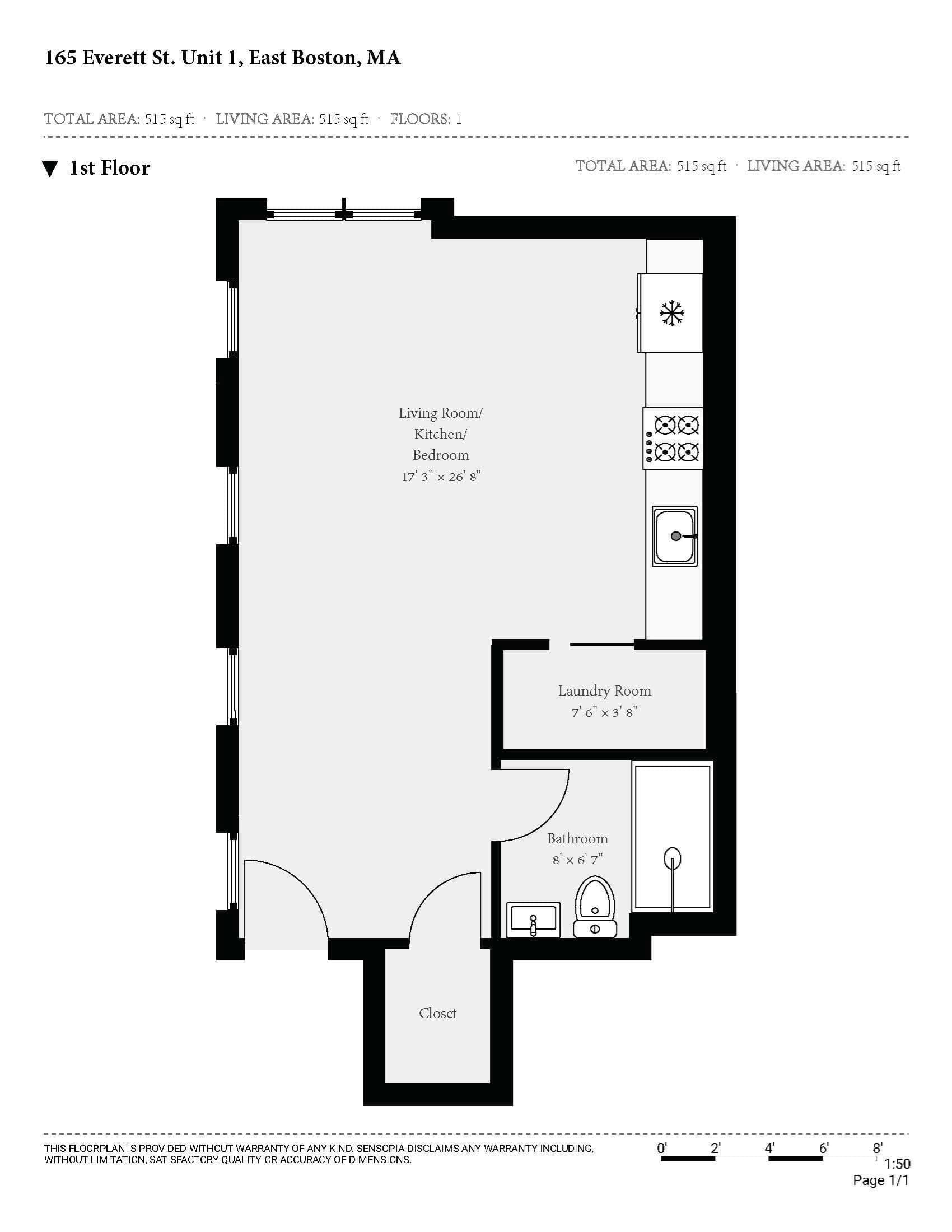 Condominium at 165 Everett St # 1, Boston MA 02128, Boston, photo 4 of 5