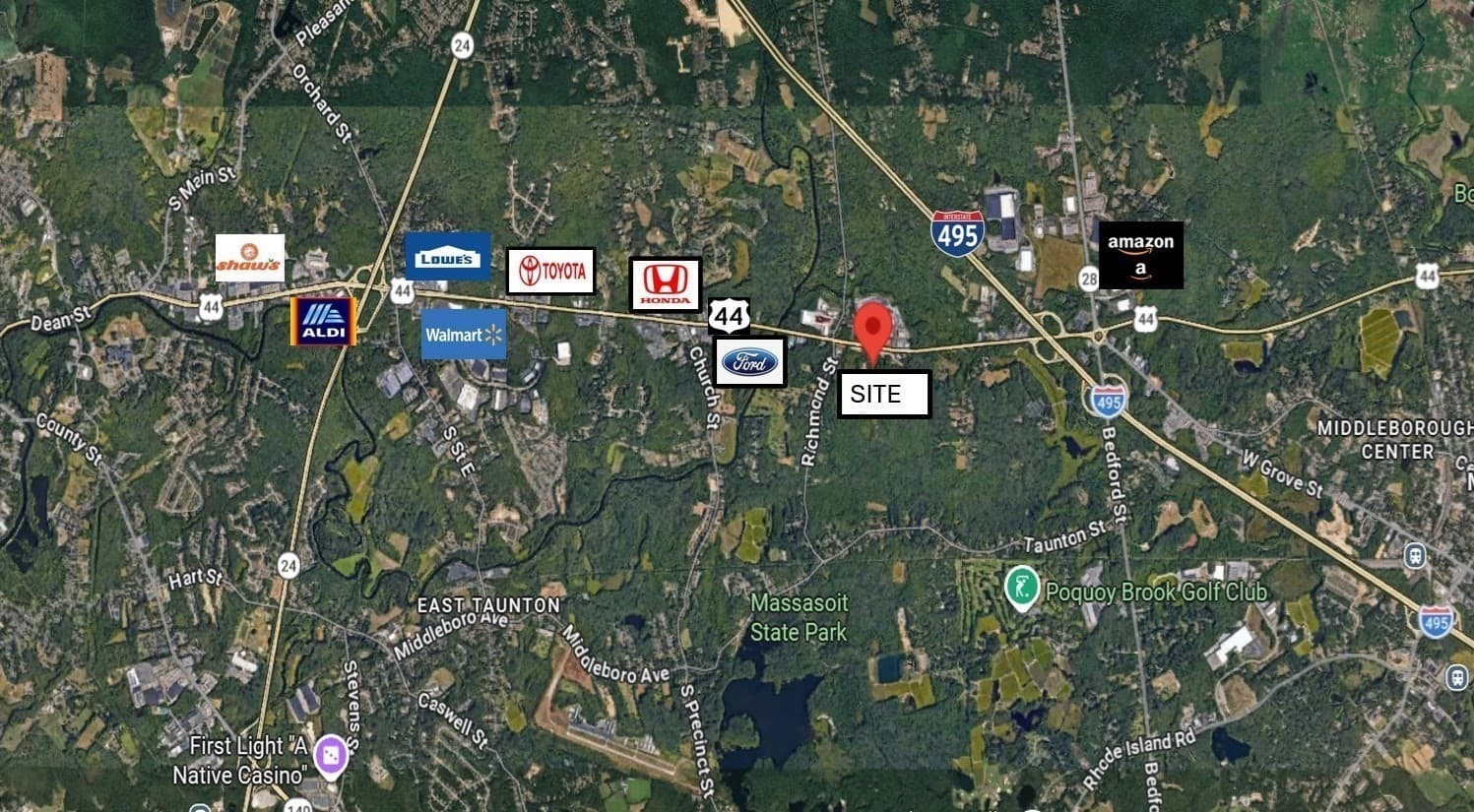 Commercial at 0 Route 44 /Cape Highway, Taunton MA 02780, photo 2 of 2