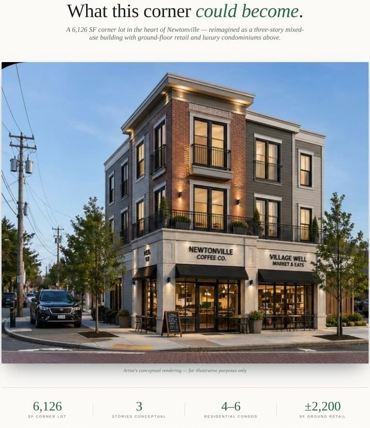 911 Washington St/Lowell Ave, Newton MA 02460