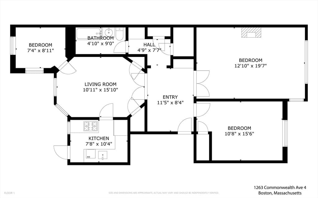Condominium at 1263 Commonwealth Ave # 4, Boston MA 02134, photo 17 of 17