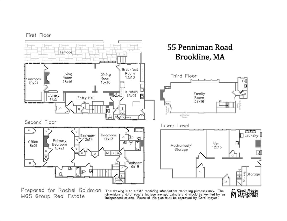 Single Family Residence at 55 Penniman Rd, Brookline MA 02445, photo 26 of 26