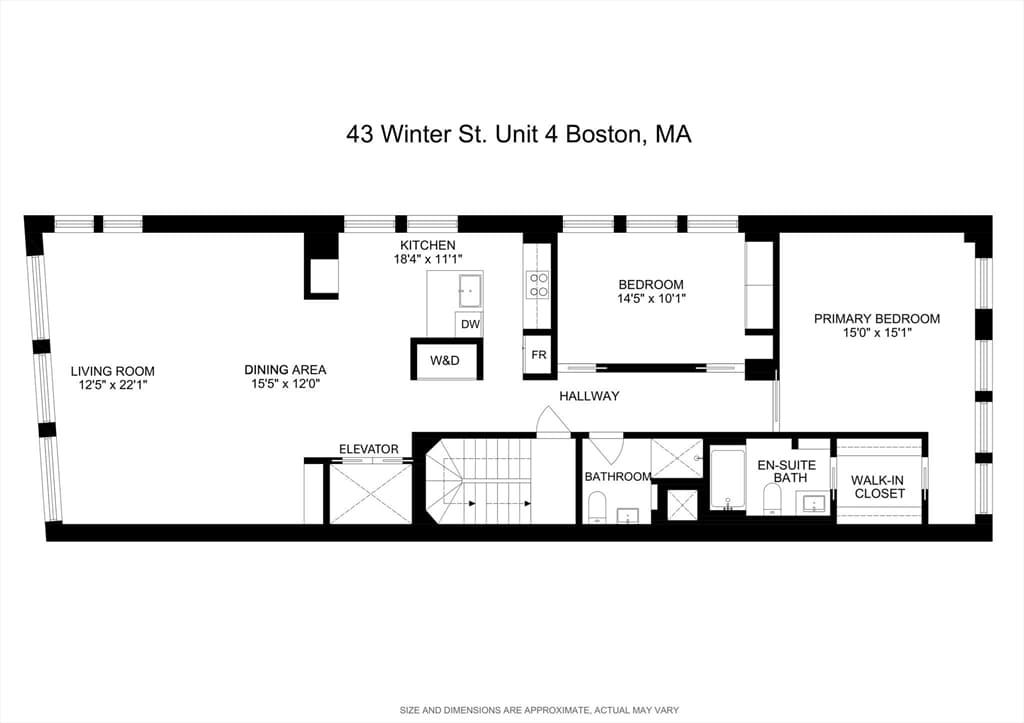 Condominium at 43 Winter St # 4, Boston MA 02108, photo 24 of 24
