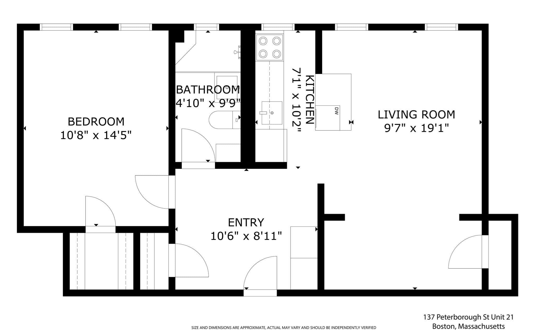 Condominium at 137 Peterborough St # 21, Boston MA 02215, photo 16 of 17
