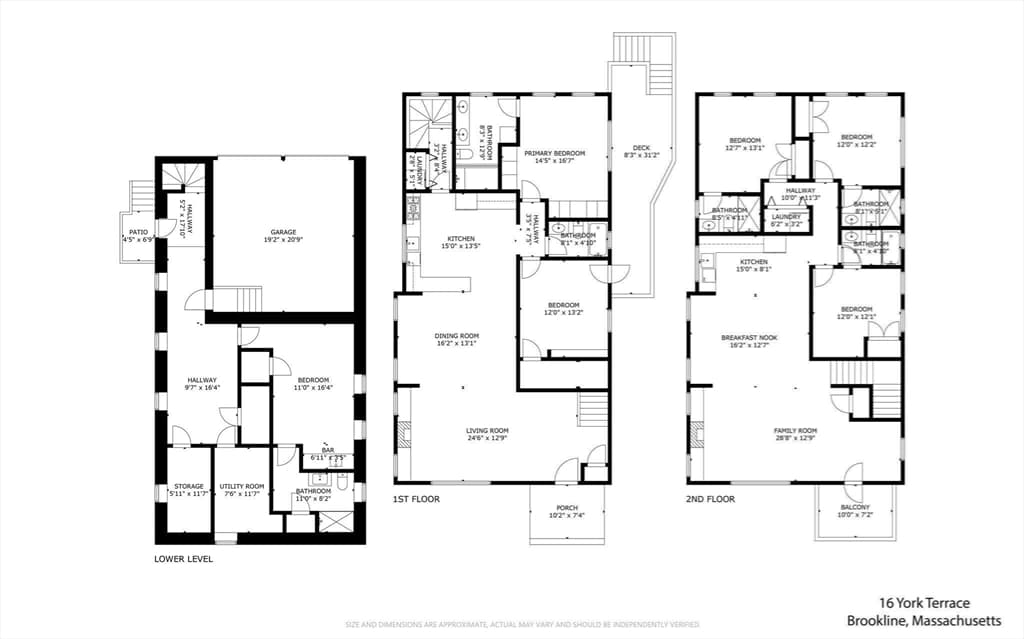 Single Family Residence at 16 York Terrace, Brookline MA 02446, photo 42 of 42