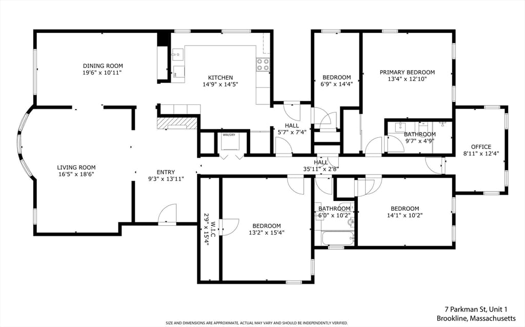 Condominium at 7 Parkman St # 1, Brookline MA 02446, photo 27 of 27