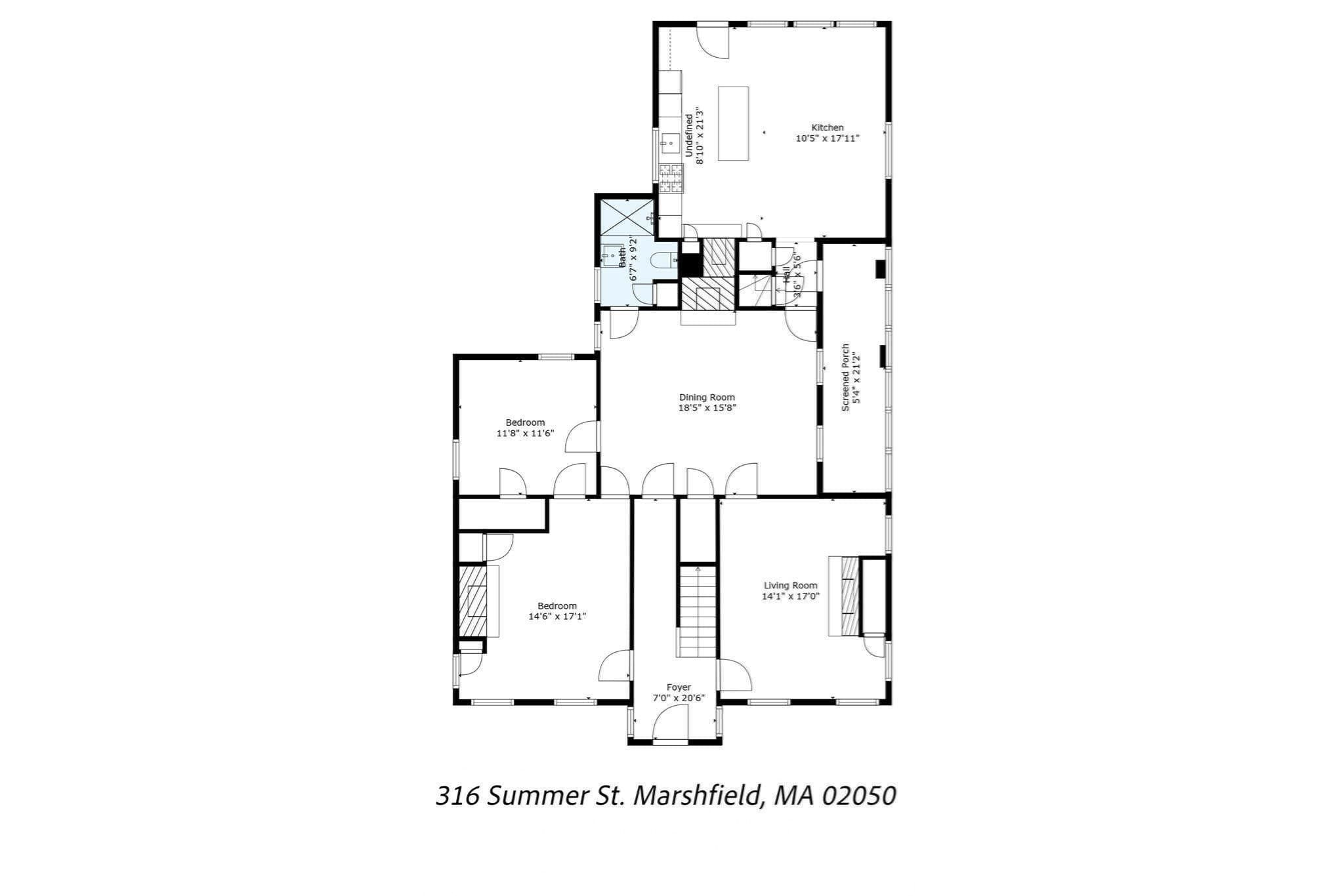 Single Family Residence at 316 Summer St, Marshfield MA 02050, photo 41 of 42
