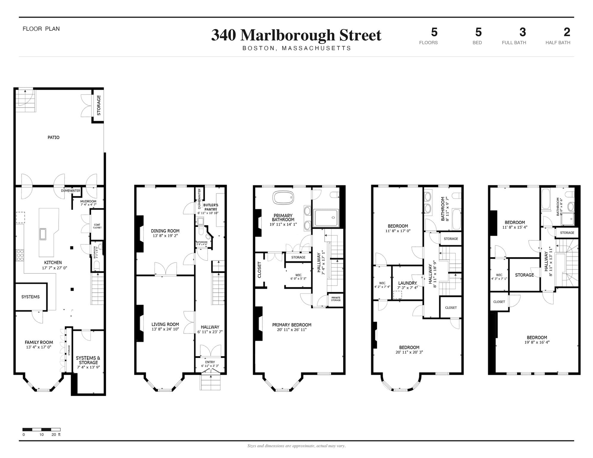 Single Family Residence at 340 Marlborough St, Boston MA 02115, photo 42 of 42