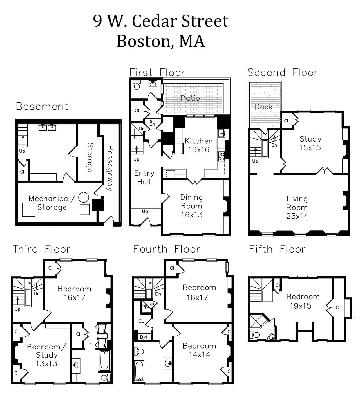 Single Family Residence at 9 West Cedar St, Boston MA 02108, photo 18 of 18