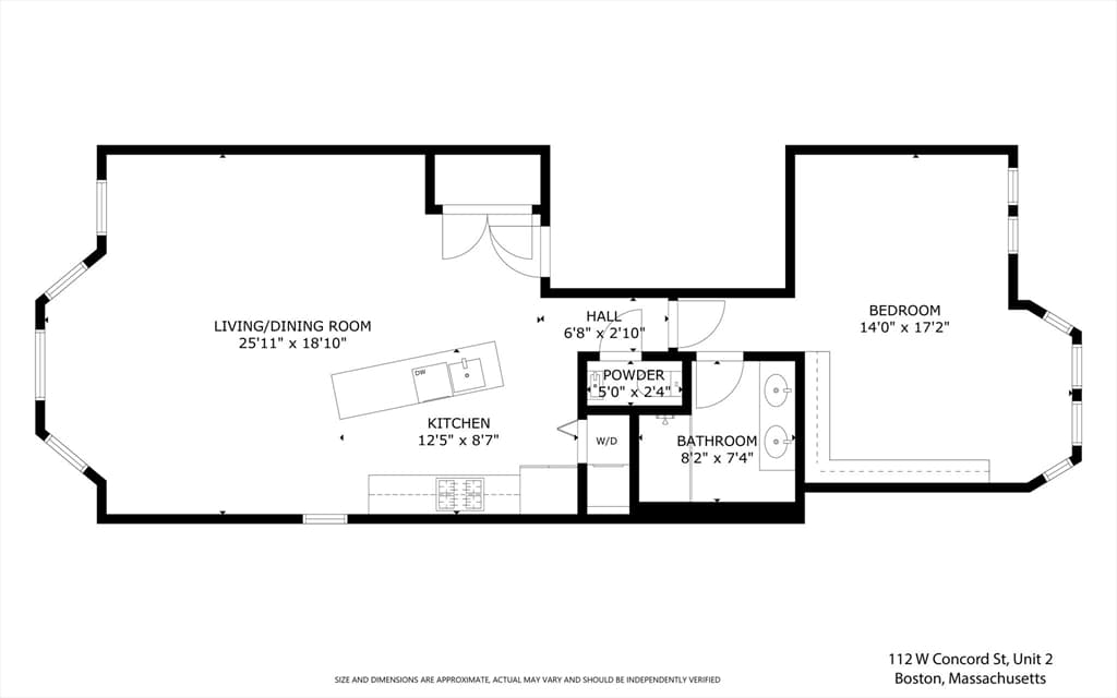 Condominium at 112 W Concord # 2, Boston MA 02118, photo 11 of 11