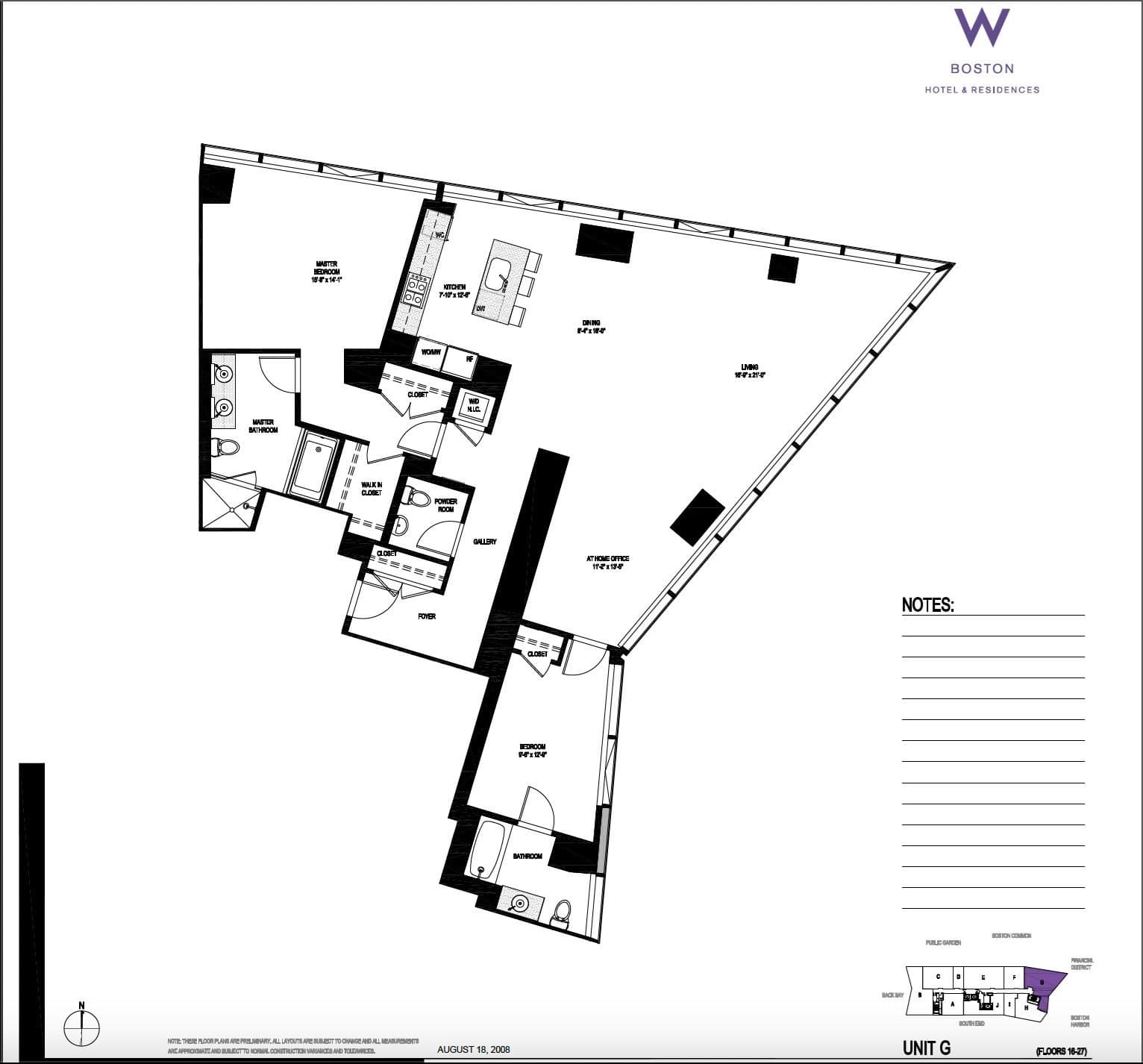 Condominium at 110 Stuart # 23G, Boston MA 02116, photo 39 of 39