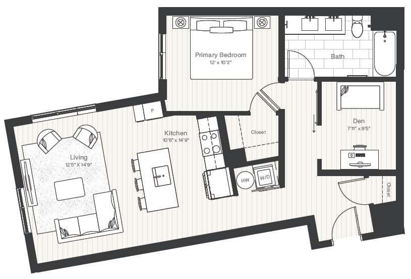 Condominium at 1515 Commonwealth Ave # 508, Boston MA 02135, photo 14 of 42