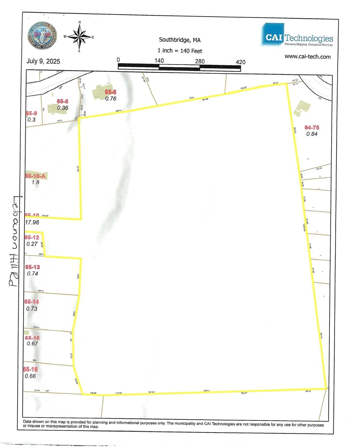 0 Lebanon Hill Rd, Southbridge MA 01550