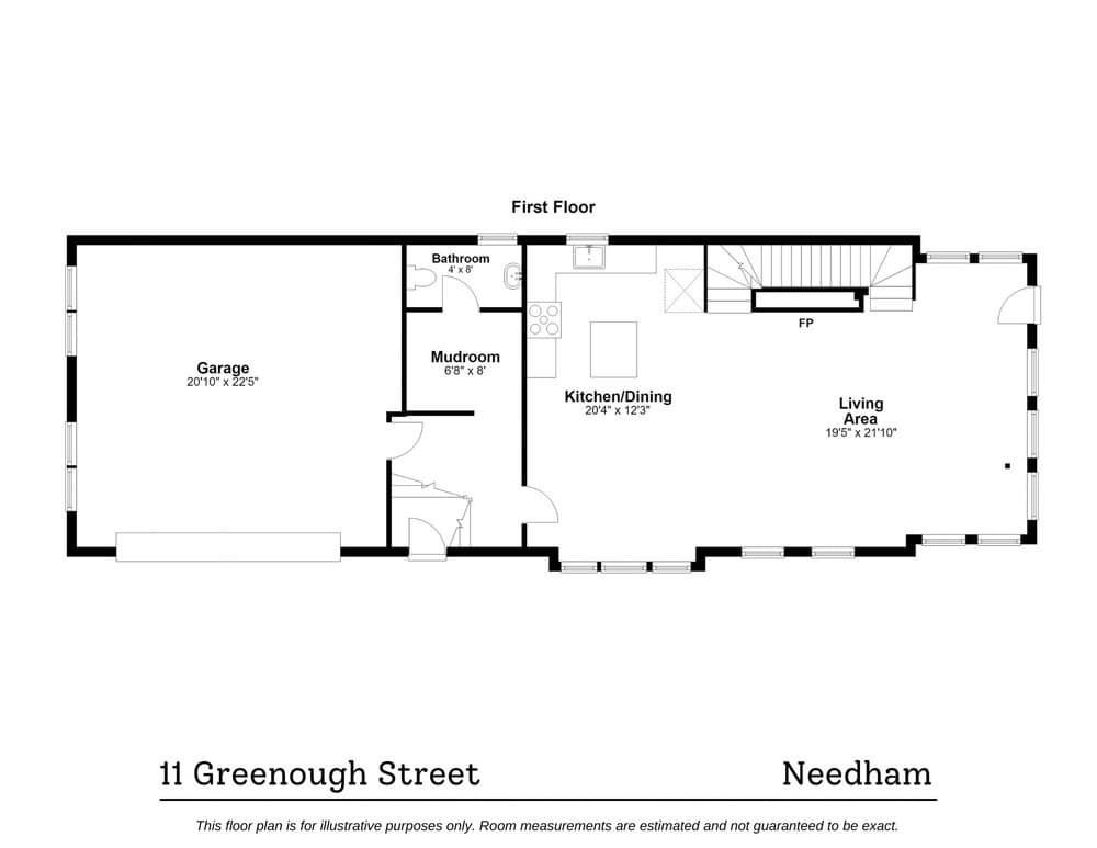 Single Family Residence at 11 Greenough St, Needham MA 02494, photo 6 of 9