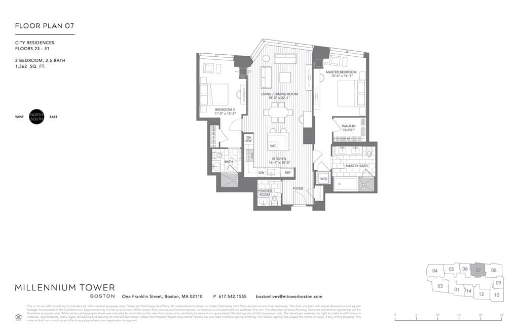 Condominium at 1 Franklin St # 3107, Boston MA 02110, photo 27 of 27