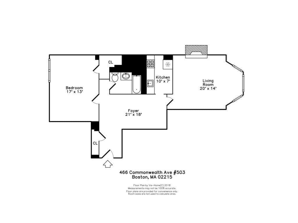 Condominium at 466 Commonwealth Ave # 503, Boston MA 02215, photo 17 of 17