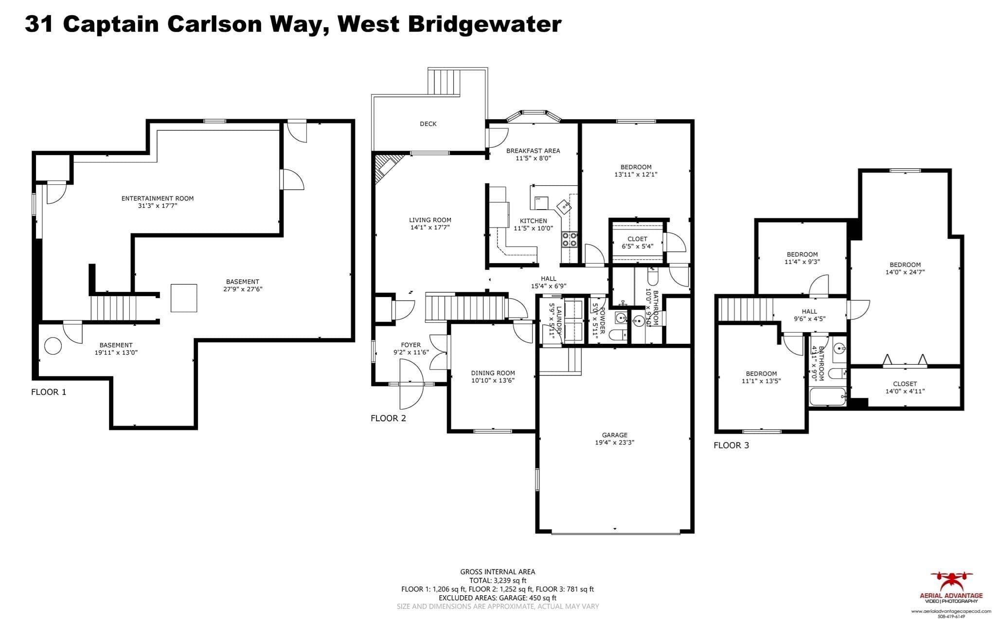 Condominium at 31 Captain Carlson # 31, West Bridgewater MA 02379, photo 34 of 37