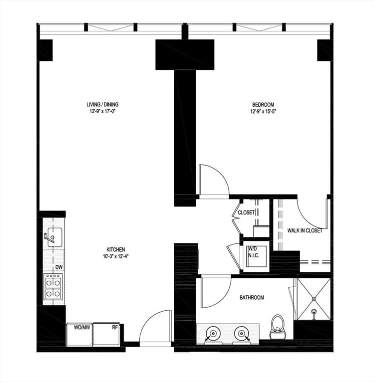 Condominium at 110 Stuart St # 17D, Boston MA 02116, photo 13 of 22