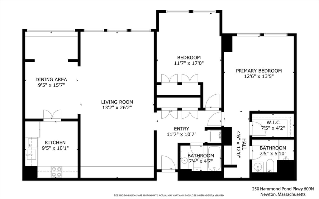 Condominium at 250 Hammond Pond Parkway # 609N, Newton MA 02467, Newton, photo 27 of 28