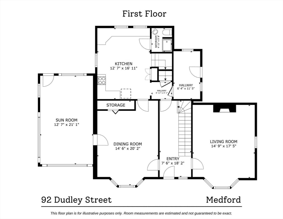 Single Family Residence at 92 Dudley St, Medford MA 02155, photo 33 of 36