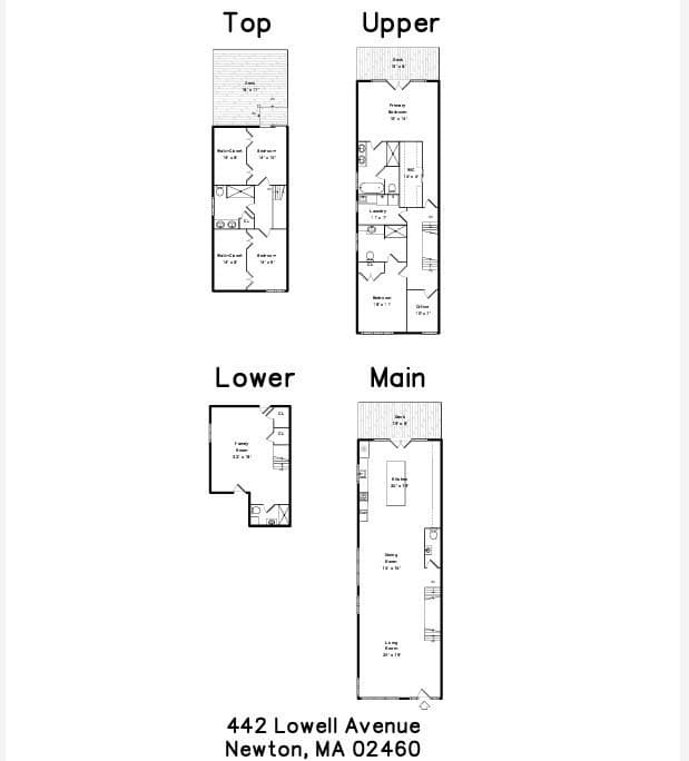 Single Family Residence at 442 Lowell Ave, Newton MA 02460, photo 39 of 39