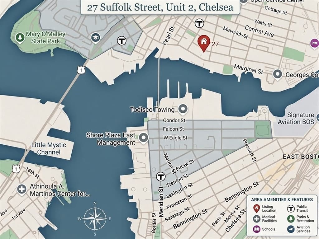 Condominium at 27 Suffolk St # 2, Chelsea MA 02150, Chelsea, photo 14 of 14