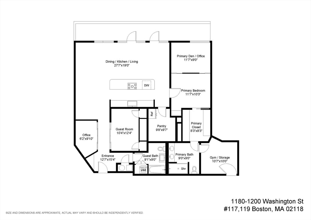 Condominium at 1180-1200 Washington St # 119, Boston MA 02118, photo 32 of 32
