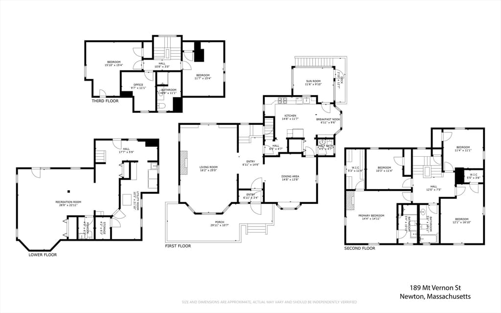 Single Family Residence at 189 Mount Vernon St, Newton MA 02465, Newton, photo 35 of 35