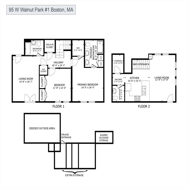 Condominium at 95 W Walnut Park # 1, Boston MA 02119, photo 26 of 26